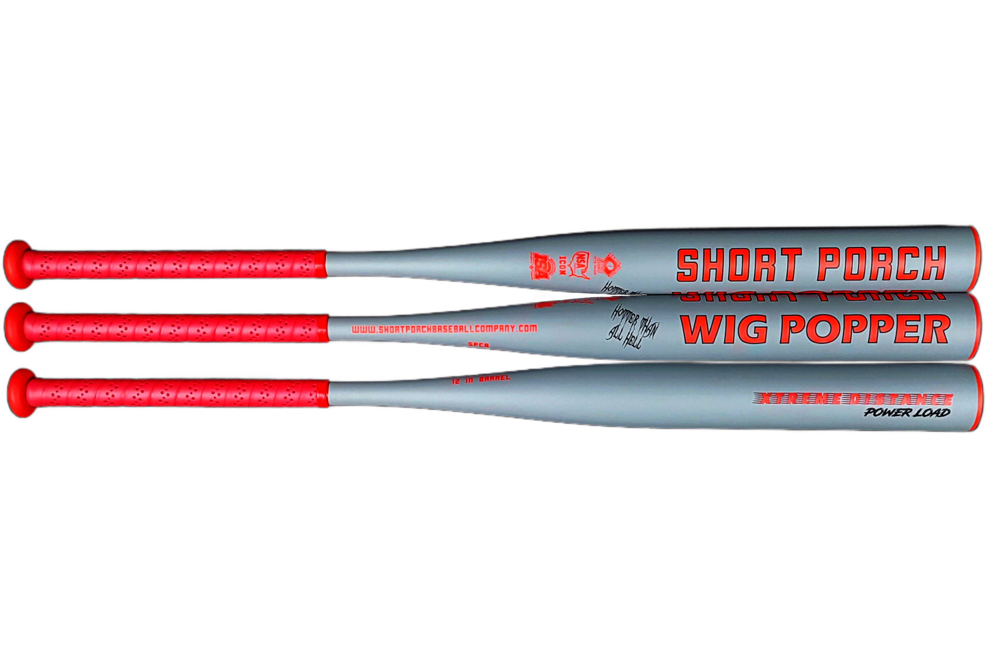 Wig Popper End Loaded Xtreme Distance Senior Slow Pitch Softball Bat Short Porch 1 piece 12in